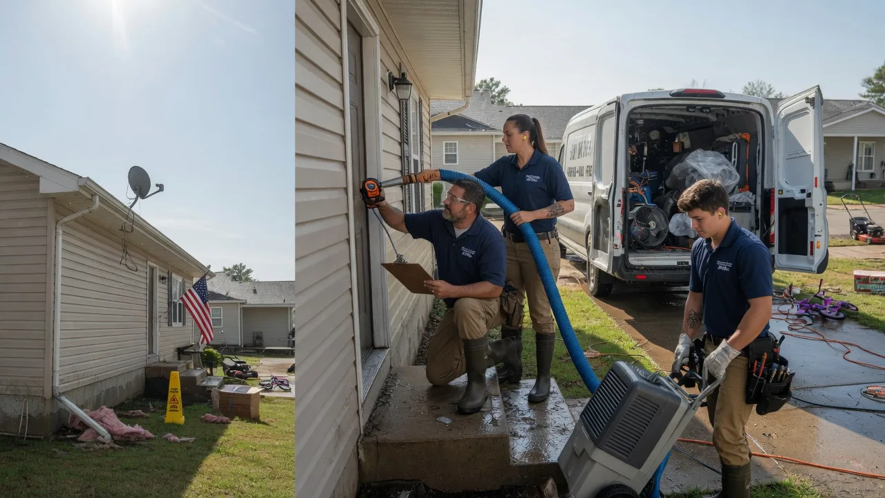 Ceiling Water Damage Restoration in Dover, NC near me
